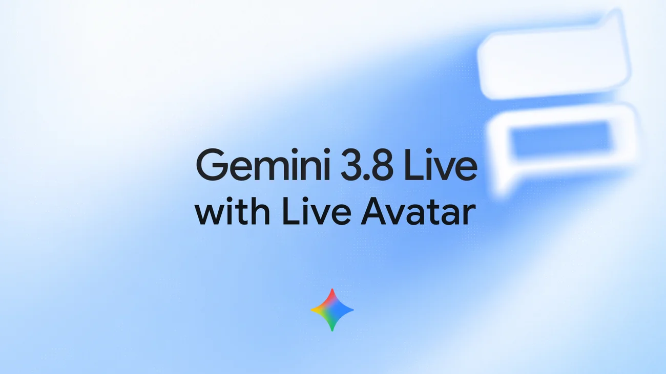 Google、Gemini 3.8 Liveに視覚的なアバター機能を追加、97言語でリップシンク対応