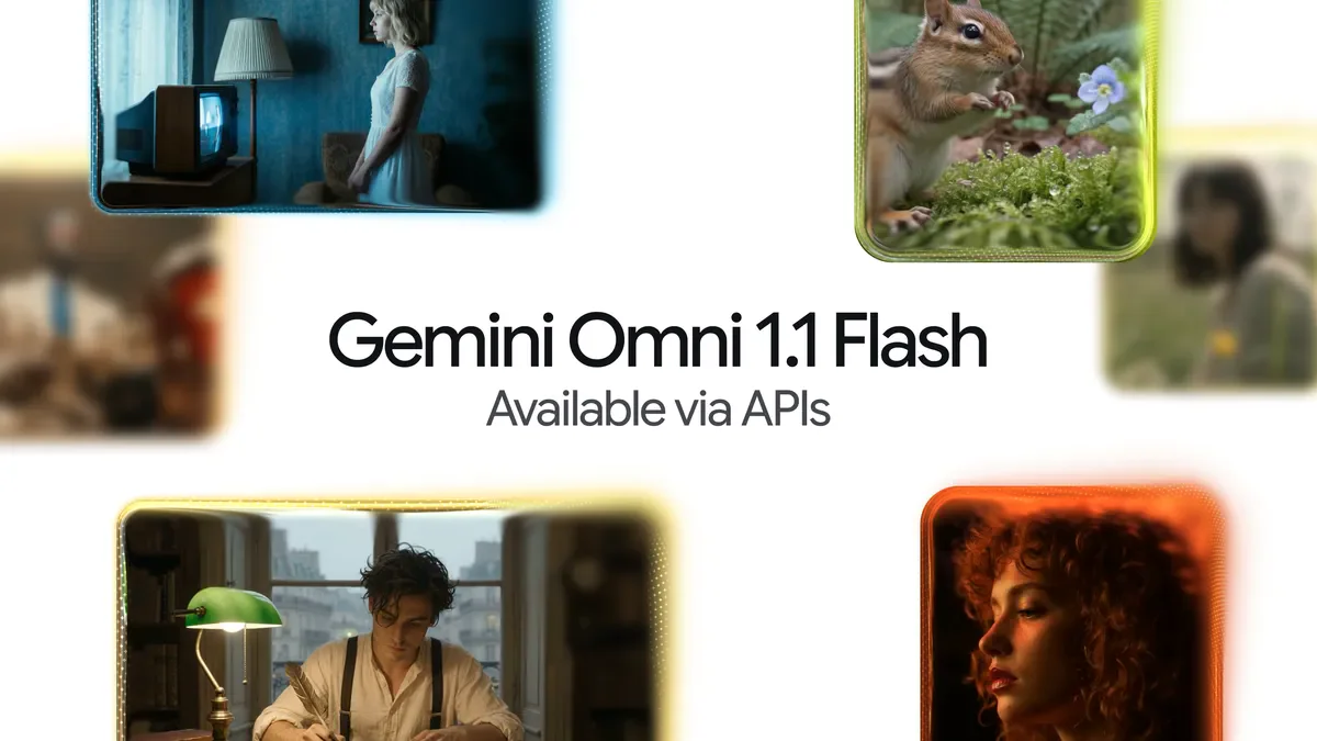 Google「Gemini Omni 1.1 Flash」公開、動画生成を40秒まで延長しコスト6割減