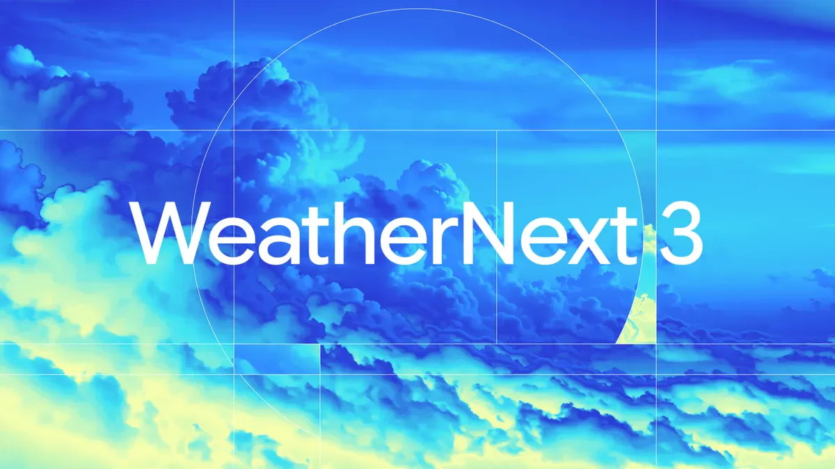 Google DeepMind「WeatherNext 3」公開、衛星データ活用で解像度5倍・降水予報60%改善